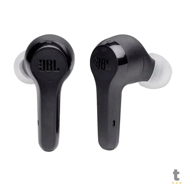 Fone De Ouvido Bluetooth JBL Dots Tune 215 TWS Preto C/ Estojo Carregador