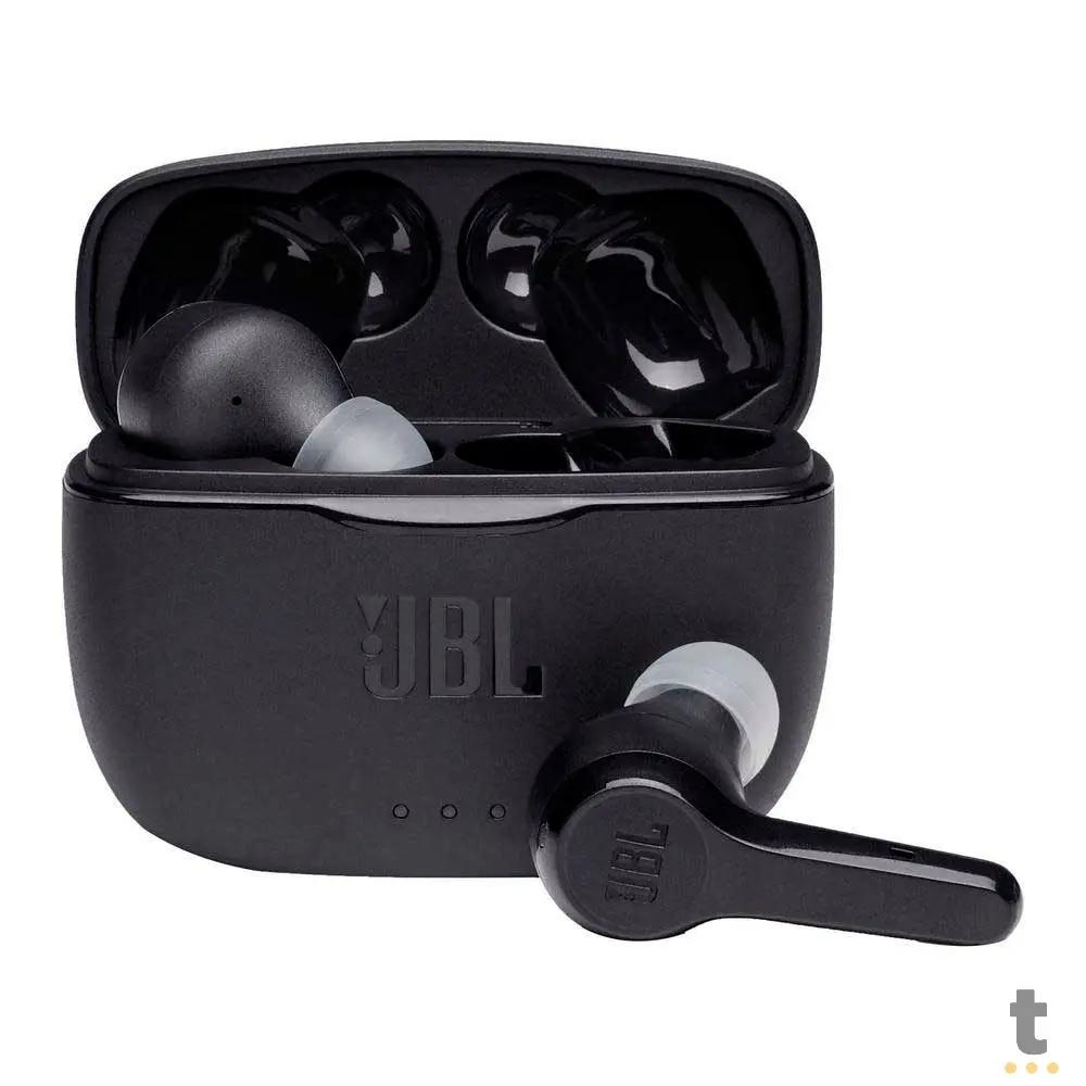 Fone De Ouvido Bluetooth JBL Dots Tune 215 TWS Preto C/ Estojo Carregador Truedata