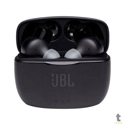 Fone De Ouvido Bluetooth JBL Dots Tune 215 TWS Preto C/ Estojo Carregador Truedata