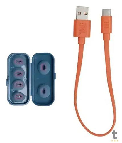 Fone De Ouvido Bluetooth JBL Intra Auricular TWS Tune Flex Azul Truedata