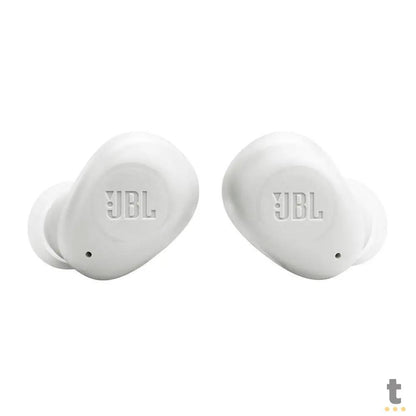 Fone De Ouvido Bluetooth JBL Intra Auricular TWS Wave Buds IPX2 Branco Truedata