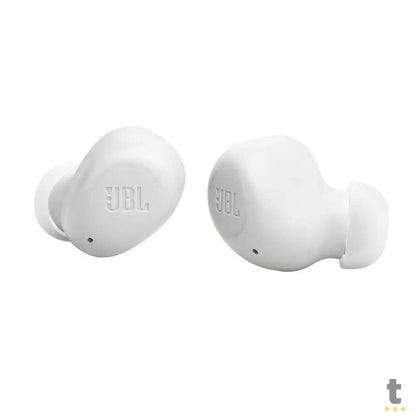 Fone De Ouvido Bluetooth JBL Intra Auricular TWS Wave Buds IPX2 Branco Truedata
