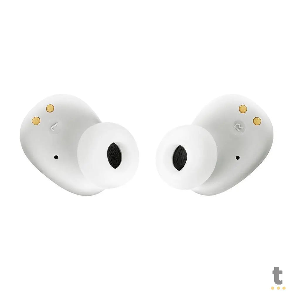 Fone De Ouvido Bluetooth JBL Intra Auricular TWS Wave Buds IPX2 Branco Truedata