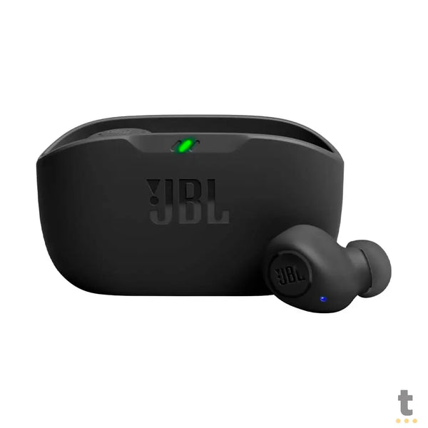 Fone De Ouvido Bluetooth JBL Intra Auricular TWS Wave Buds IPX2 Preto