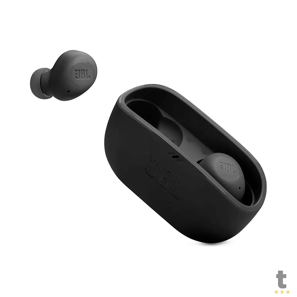Fone De Ouvido Bluetooth JBL Intra Auricular TWS Wave Buds IPX2 Preto Truedata