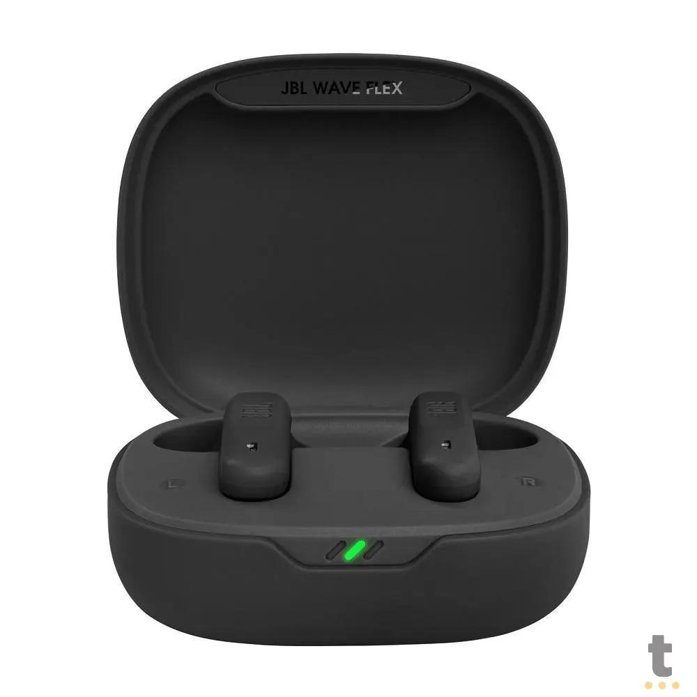 Fone De Ouvido Bluetooth JBL Intra Auricular TWS Wave Flex Preto Truedata