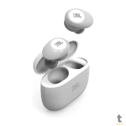 Fone De Ouvido Bluetooth JBL Intra Auricular Tune 125 TWS Branco - JBLT125TWSWHT Truedata