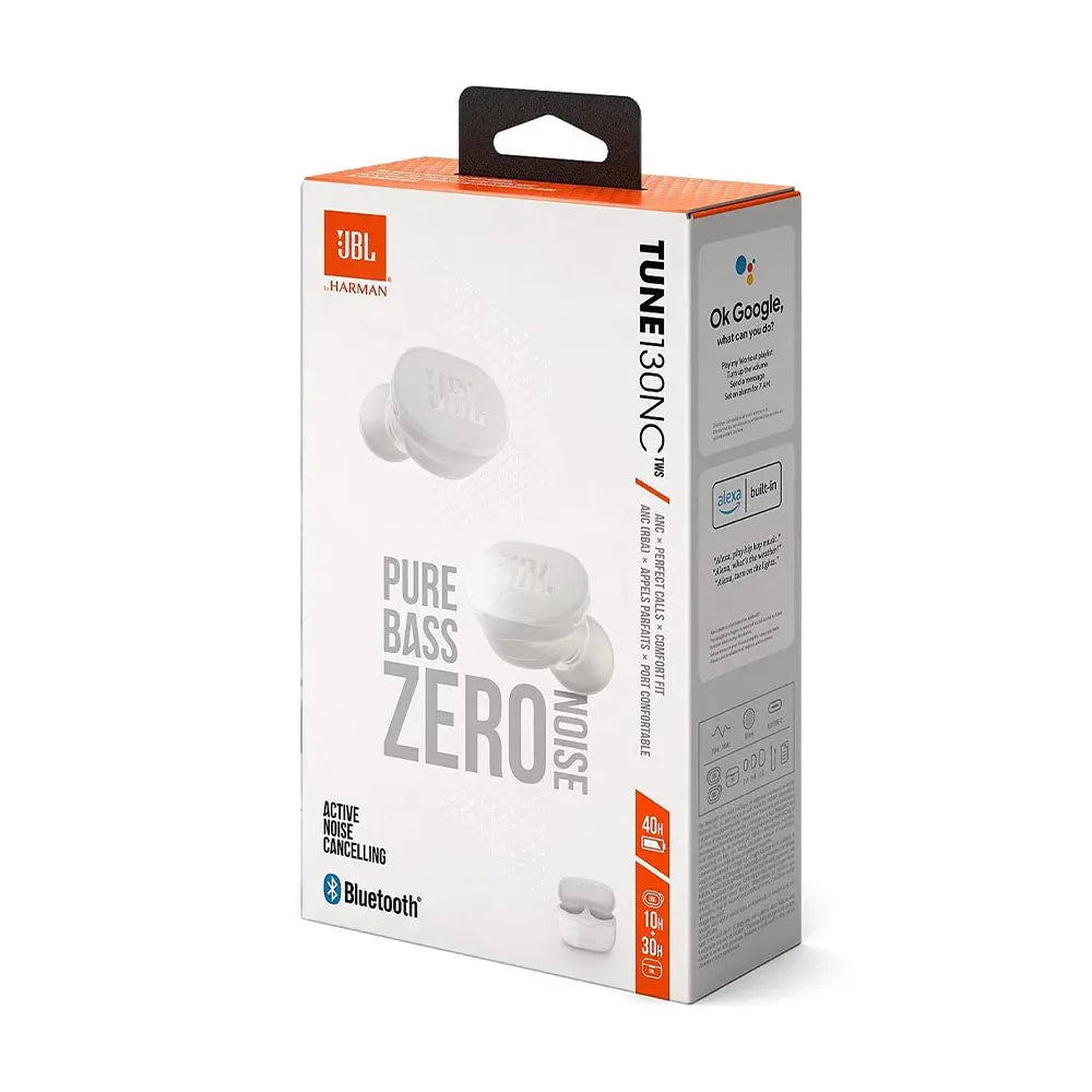 Fone De Ouvido Bluetooth JBL Intra Auricular Tune 130NC TWS Branco - 28913553 Truedata