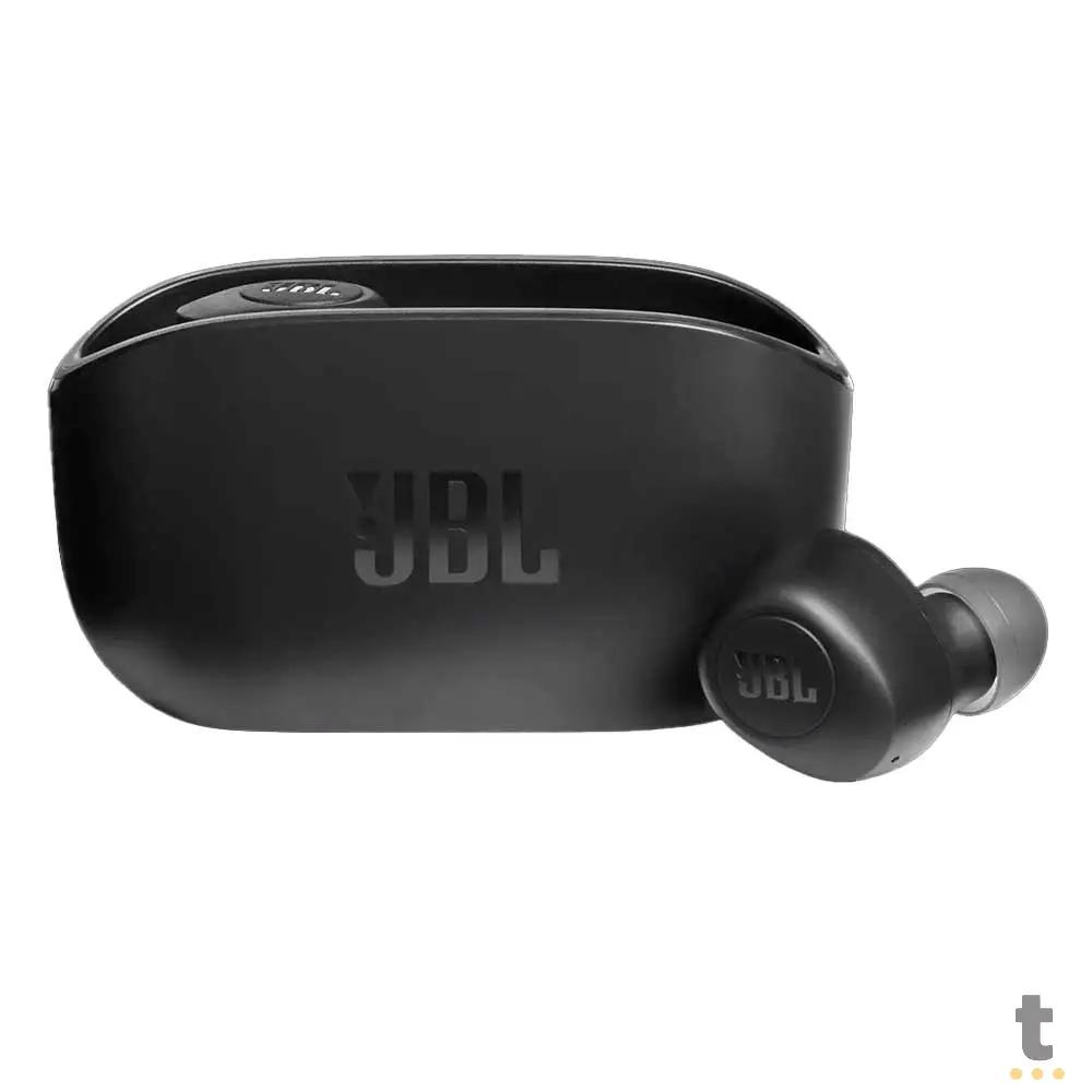 Fone De Ouvido Bluetooth JBL Intra Auricular Wave 100 TWS Preto Truedata