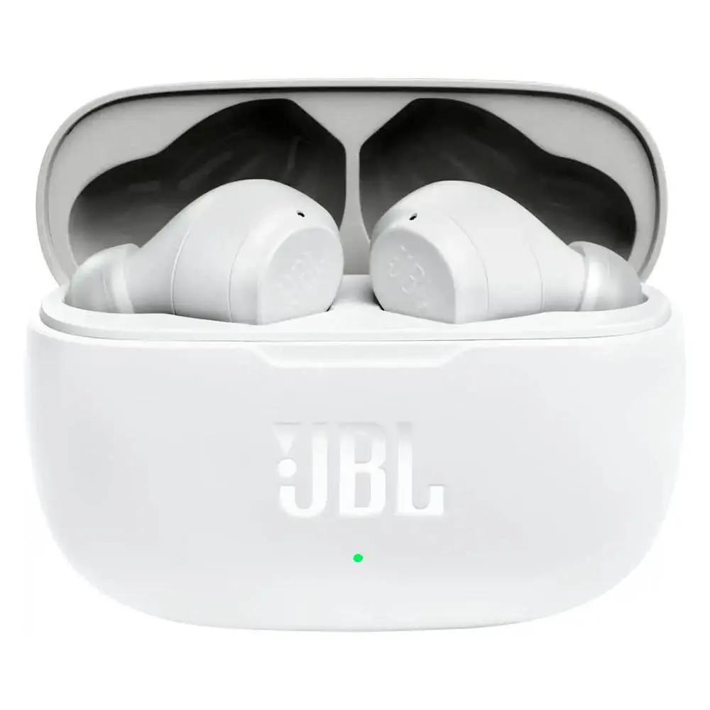 Fone De Ouvido Bluetooth JBL Intra Auricular Wave 200 TWS IPX2 Branco Truedata