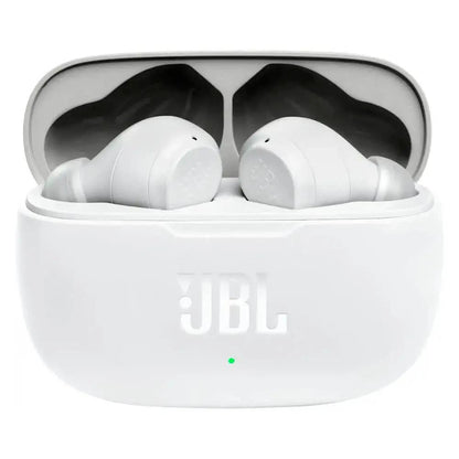 Fone De Ouvido Bluetooth JBL Intra Auricular Wave 200 TWS IPX2 Branco Truedata