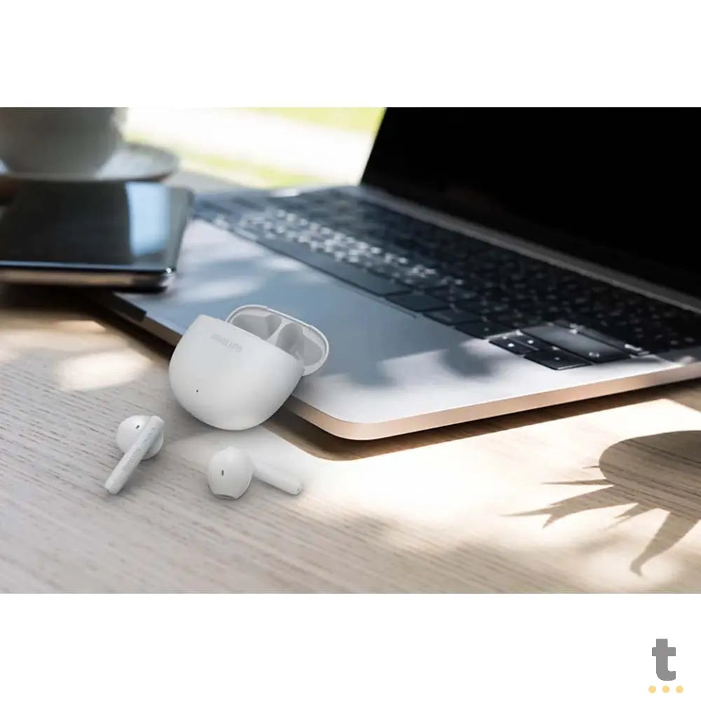 Fone De Ouvido Bluetooth Philips TWS Branco - TAT1139WT Truedata