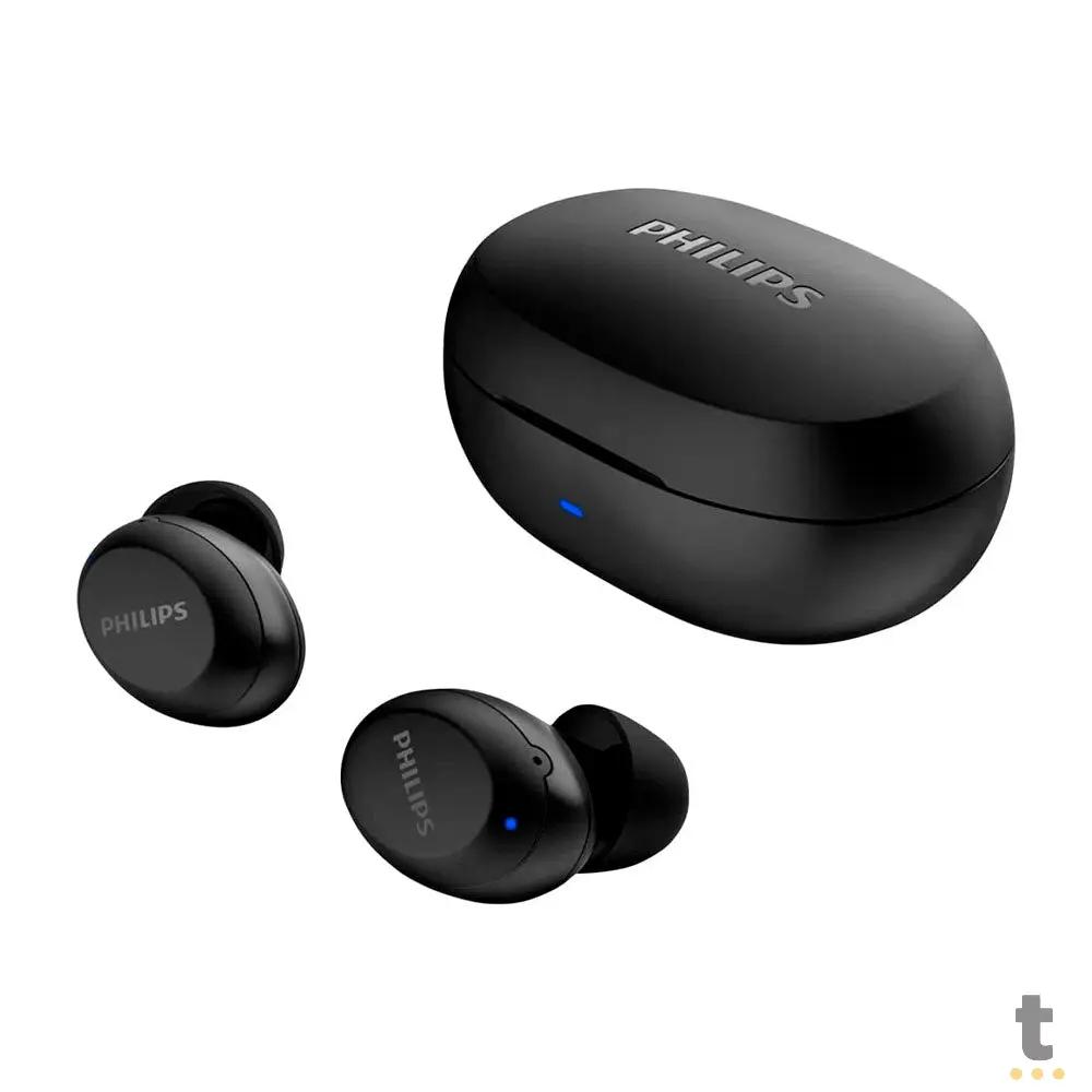 Fone De Ouvido Bluetooth Philips TWS Preto - TAT1235BK/97 Truedata