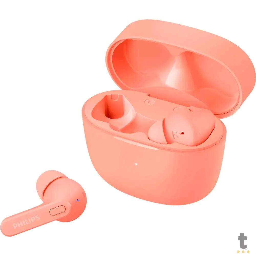 Fone De Ouvido Bluetooth True Wireless Philips Rosa - TAT2206PK/00 Truedata