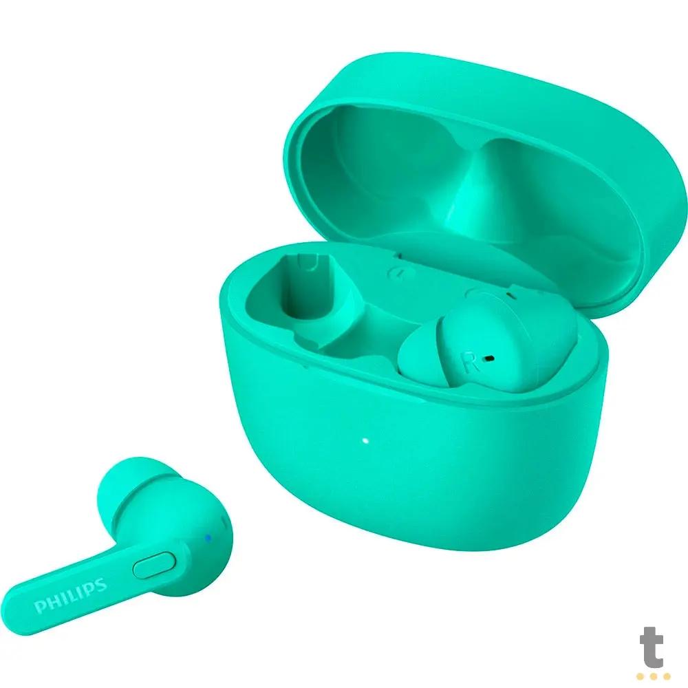Fone De Ouvido Bluetooth True Wireless Philips Verde - TAT2206GR/00 Truedata