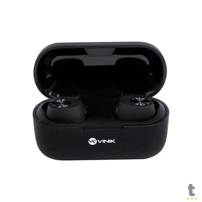 Fone De Ouvido Bluetooth Vinik Buds W1 TWS Preto C/ Estojo Carregador - 36064 Truedata