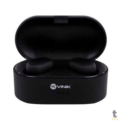 Fone De Ouvido Bluetooth Vinik Dots W1 TWS Preto C/ Estojo Carregador - 36062 Truedata