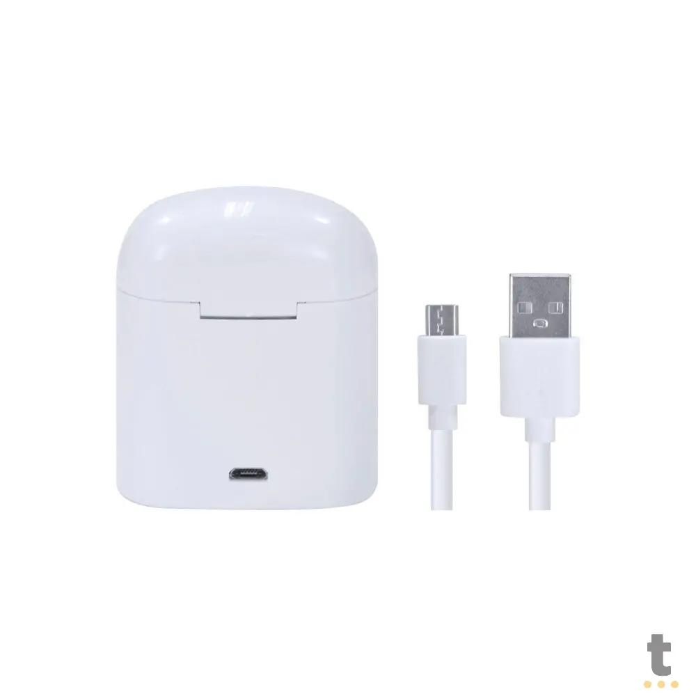 Fone De Ouvido Bluetooth Vinik Easy W1 TWS Branco C/ Estojo Carregador - 31089 Truedata