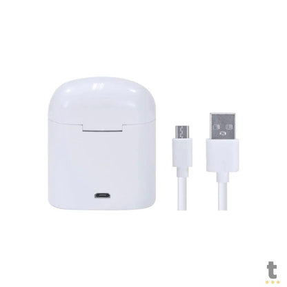 Fone De Ouvido Bluetooth Vinik Easy W1 TWS Branco C/ Estojo Carregador - 31089 Truedata