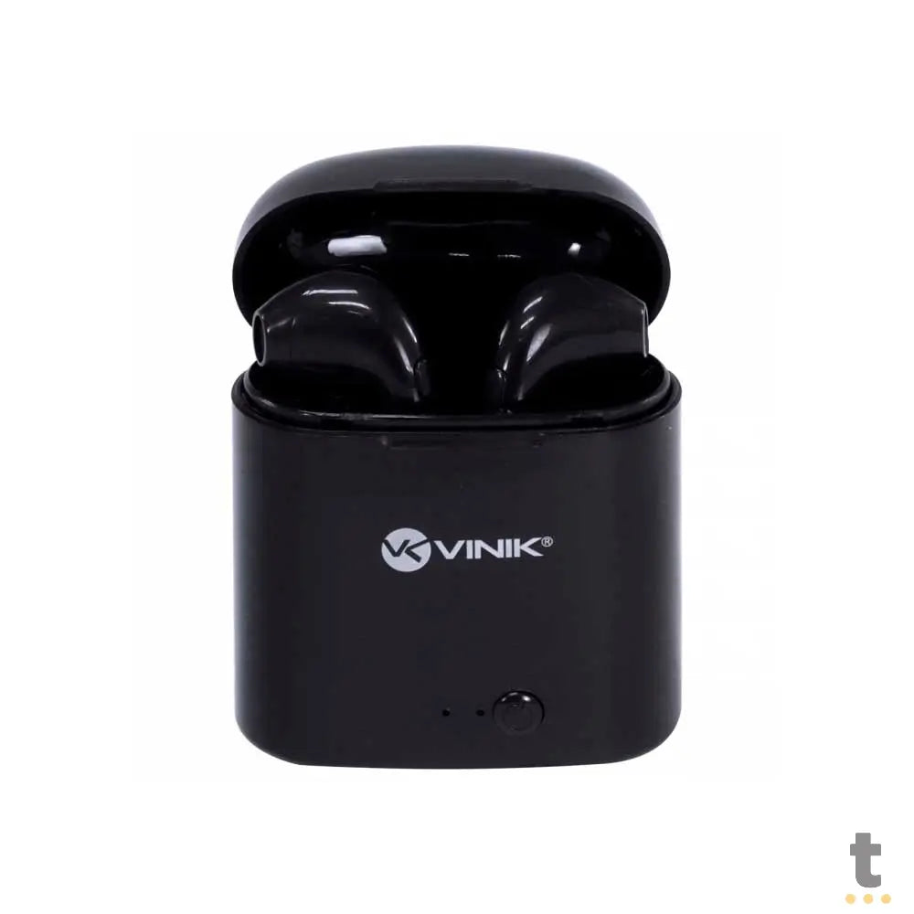 Fone De Ouvido Bluetooth Vinik Easy W1 TWS Preto C/ Estojo Carregador - 33338 Truedata