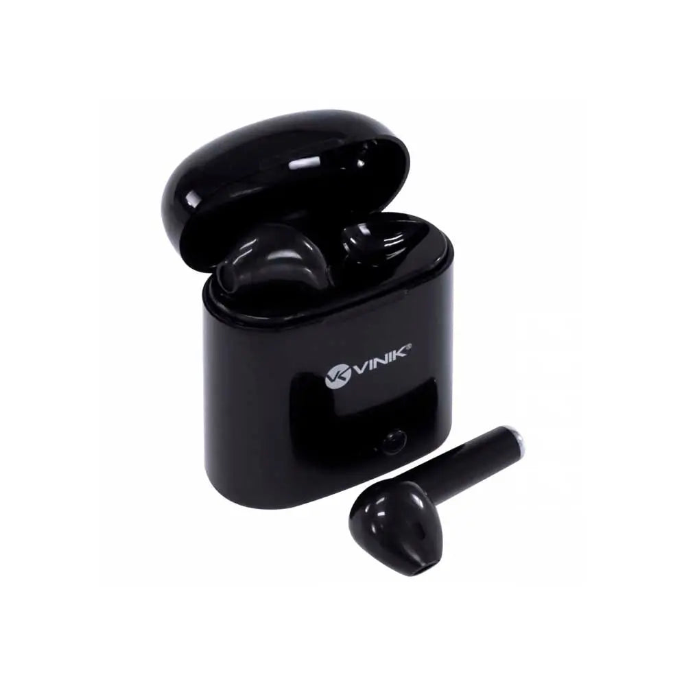 Fone De Ouvido Bluetooth Vinik Easy W1 TWS Preto C/ Estojo Carregador - 33338 Truedata