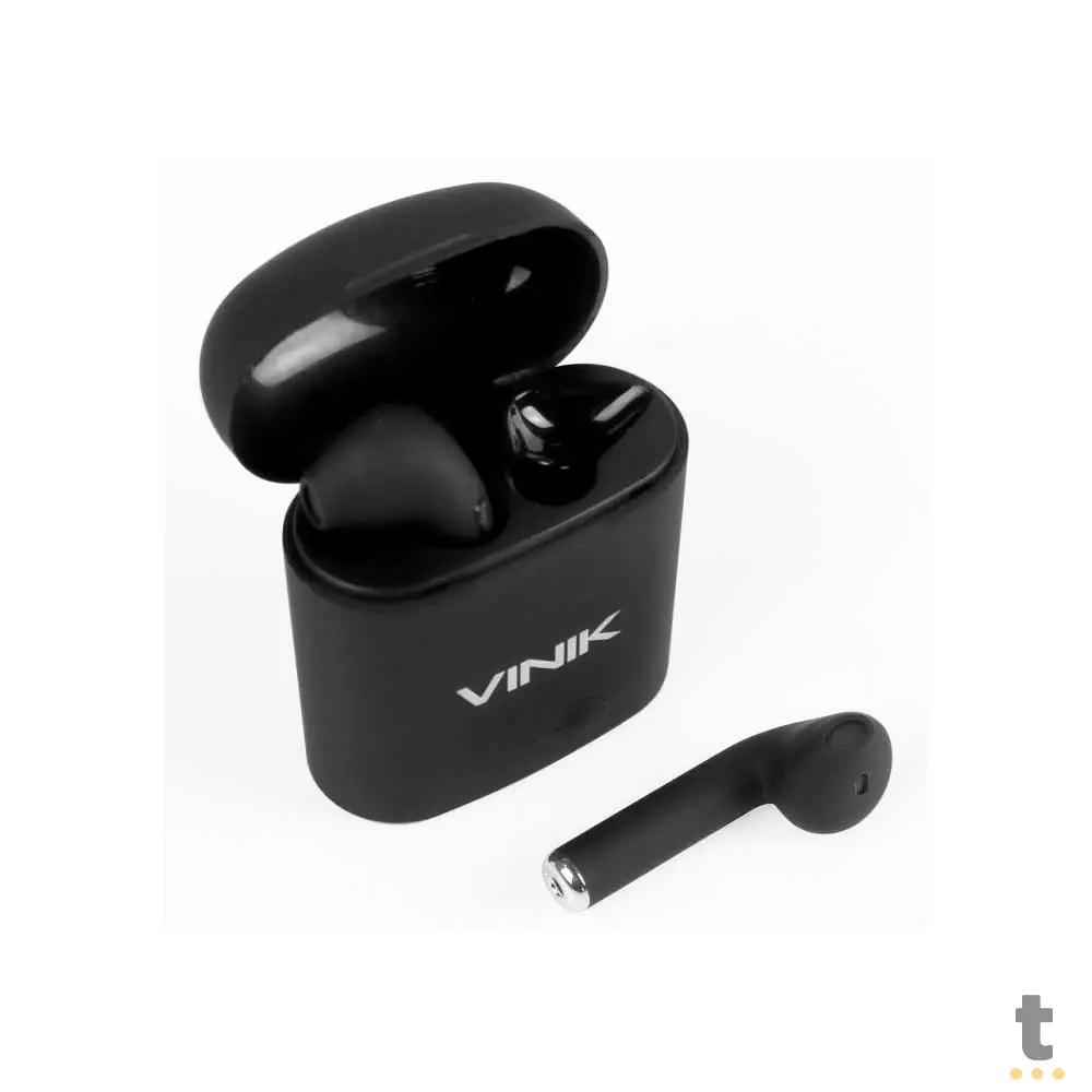 Fone De Ouvido Bluetooth Vinik Easy W1+ TWS True Wireless Preto C/ Estojo Carregador - 35299 Truedata