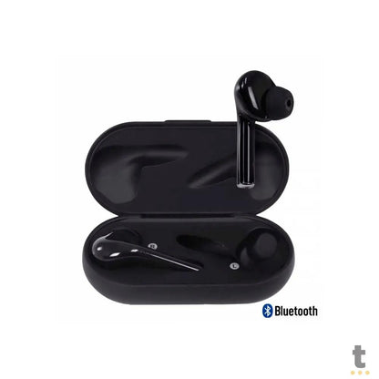 Fone De Ouvido Bluetooth Vinik W1 Touch Preto C/ Estojo Carregador - 35134 Truedata