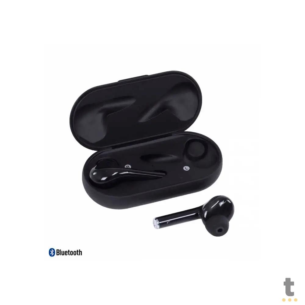Fone De Ouvido Bluetooth Vinik W1 Touch Preto C/ Estojo Carregador - 35134 Truedata