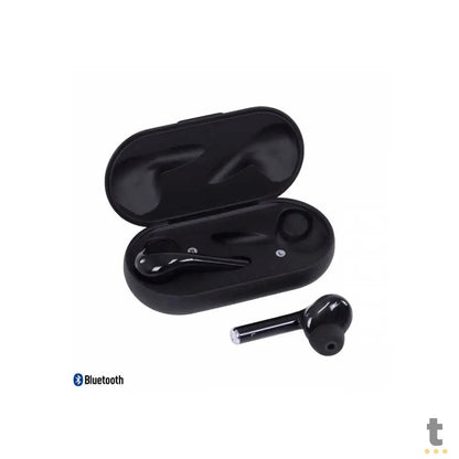 Fone De Ouvido Bluetooth Vinik W1 Touch Preto C/ Estojo Carregador - 35134 Truedata