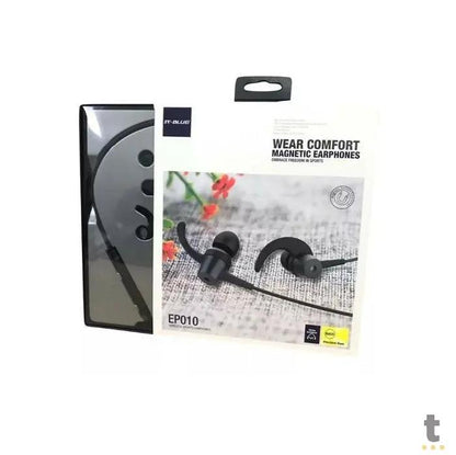 Fone De Ouvido Bluetooth Wear Confort  Magnetic IT-Blue - EP010 Truedata