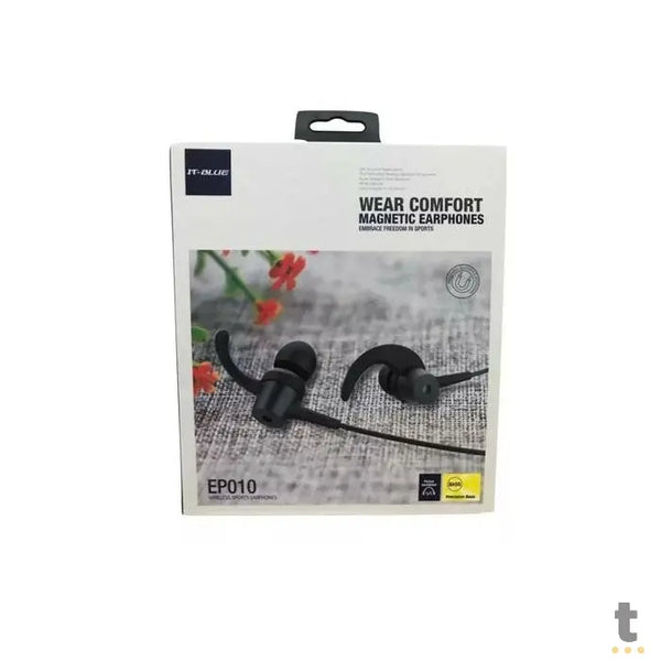 Fone De Ouvido Bluetooth Wear Confort  Magnetic IT-Blue - EP010