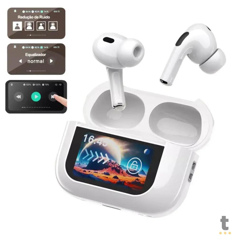 Fone De Ouvido Bluetooth aGold C/ Estojo Carregador Touch Screen - FN-BT43 Truedata