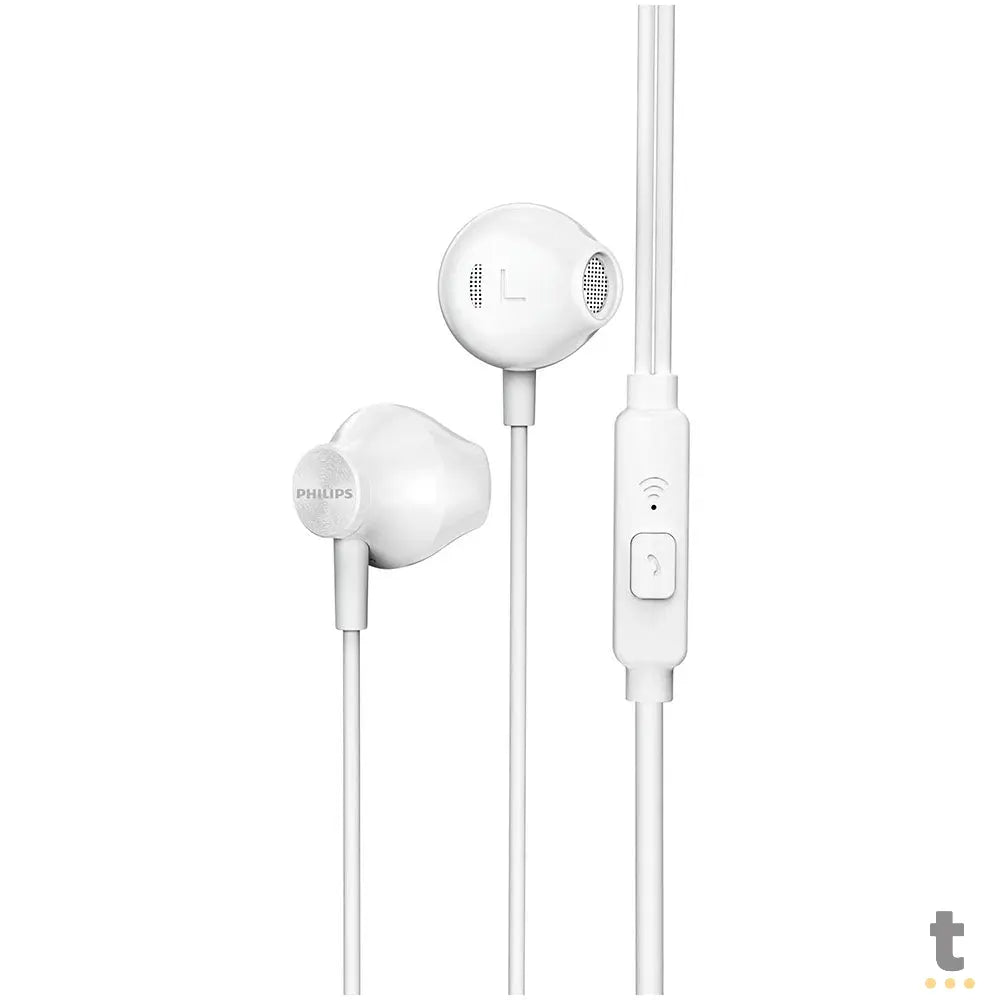 Fone De Ouvido C/ Microfone P3 Philips Branco - TAUE101WT/00 Truedata