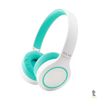 Fone De Ouvido Headphone Bluetooth 5.0 Pulse Branco E Verde - Ph342 Truedata