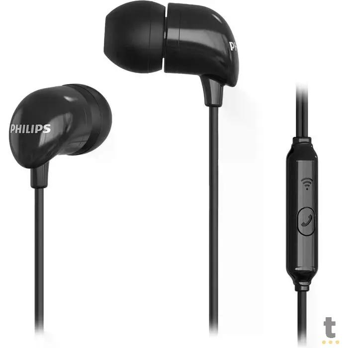 Fone De Ouvido Intra Auricular C/ Microfone P3 Philips Preto - TAE1126 Truedata