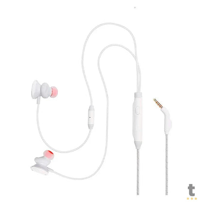 Fone De Ouvido Intra-Auricular P3 Com Fio JBL Quantum 50 Branco - JBLQUANTUM50WHT Truedata