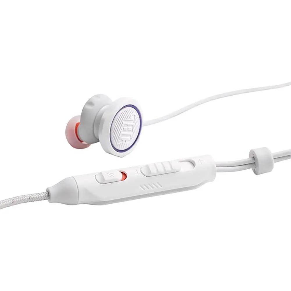 Fone De Ouvido Intra-Auricular P3 Com Fio JBL Quantum 50 Branco - JBLQUANTUM50WHT Truedata