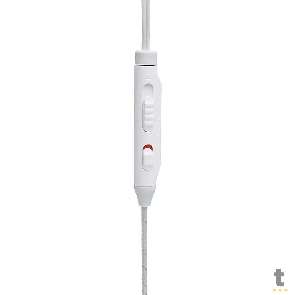 Fone De Ouvido Intra-Auricular P3 Com Fio JBL Quantum 50 Branco - JBLQUANTUM50WHT Truedata