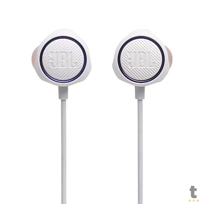 Fone De Ouvido Intra-Auricular P3 Com Fio JBL Quantum 50 Branco - JBLQUANTUM50WHT Truedata