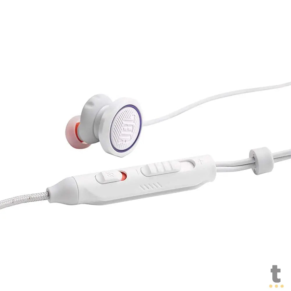 Fone De Ouvido Intra-Auricular P3 Com Fio JBL Quantum 50 Branco - JBLQUANTUM50WHT Truedata