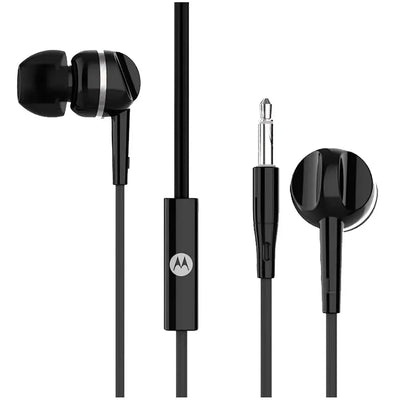 Fone De Ouvido Intra-Auricular P3 Com Fio Motorola Earbuds 105 Preto
