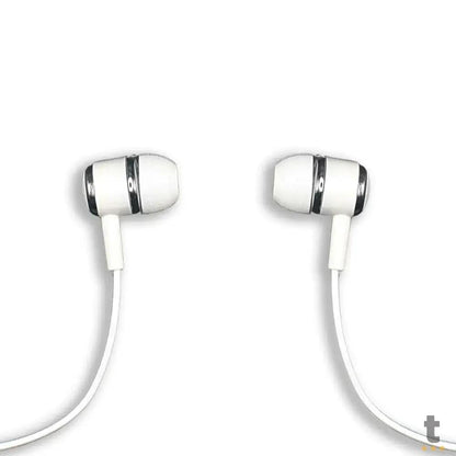 Fone De Ouvido P3 Intra Auricular aGold Premium Branco - FN-A23 Truedata