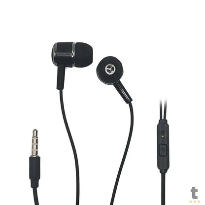 Fone De Ouvido P3 Intra Auricular aGold Premium Preto - FN-A23 Truedata
