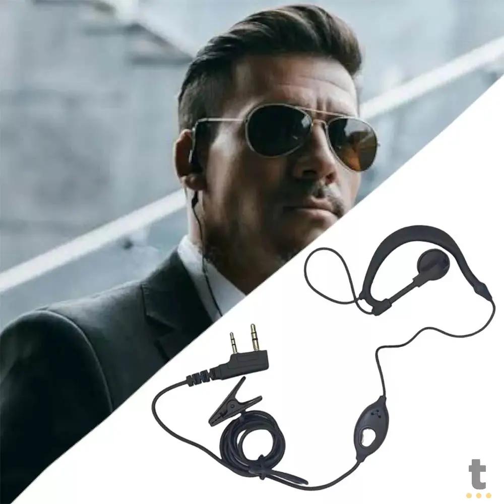 Fone De Ouvido Para Rádio Comunicador / Walkie Talkie Baofeng Truedata