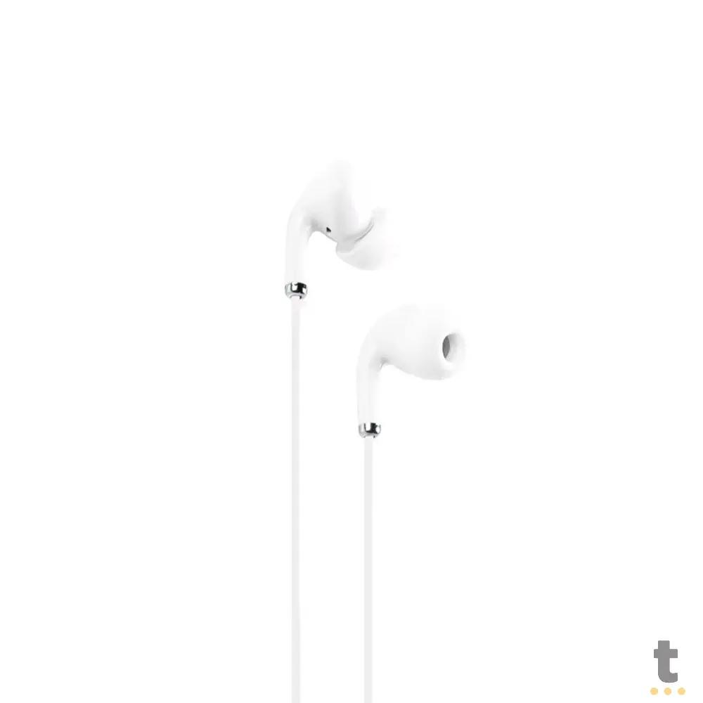 Fone De Ouvido Sound Pods P3 Com Fio Vinik Branco - SP220B Truedata