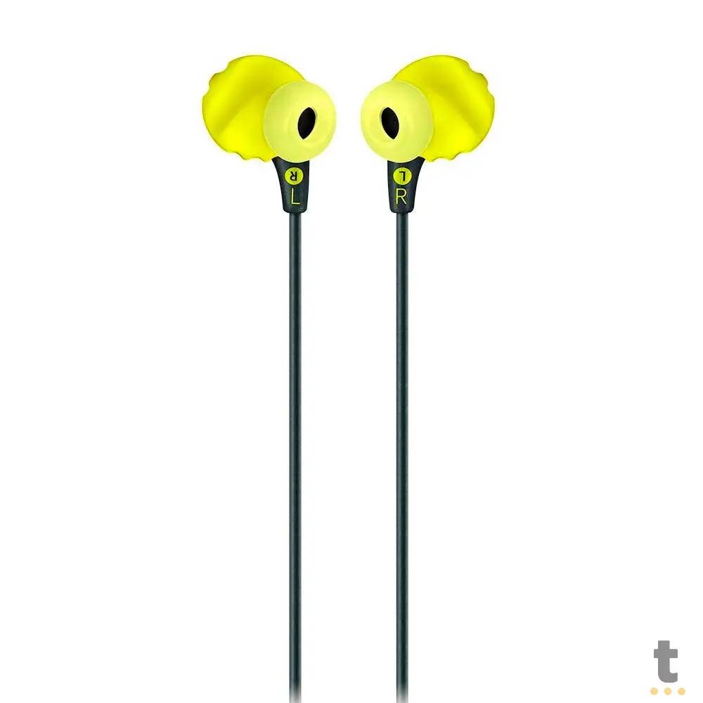 Fone de Ouvido Bluetooth JBL Intra Auricular Endurance Run Preto e Verde Truedata