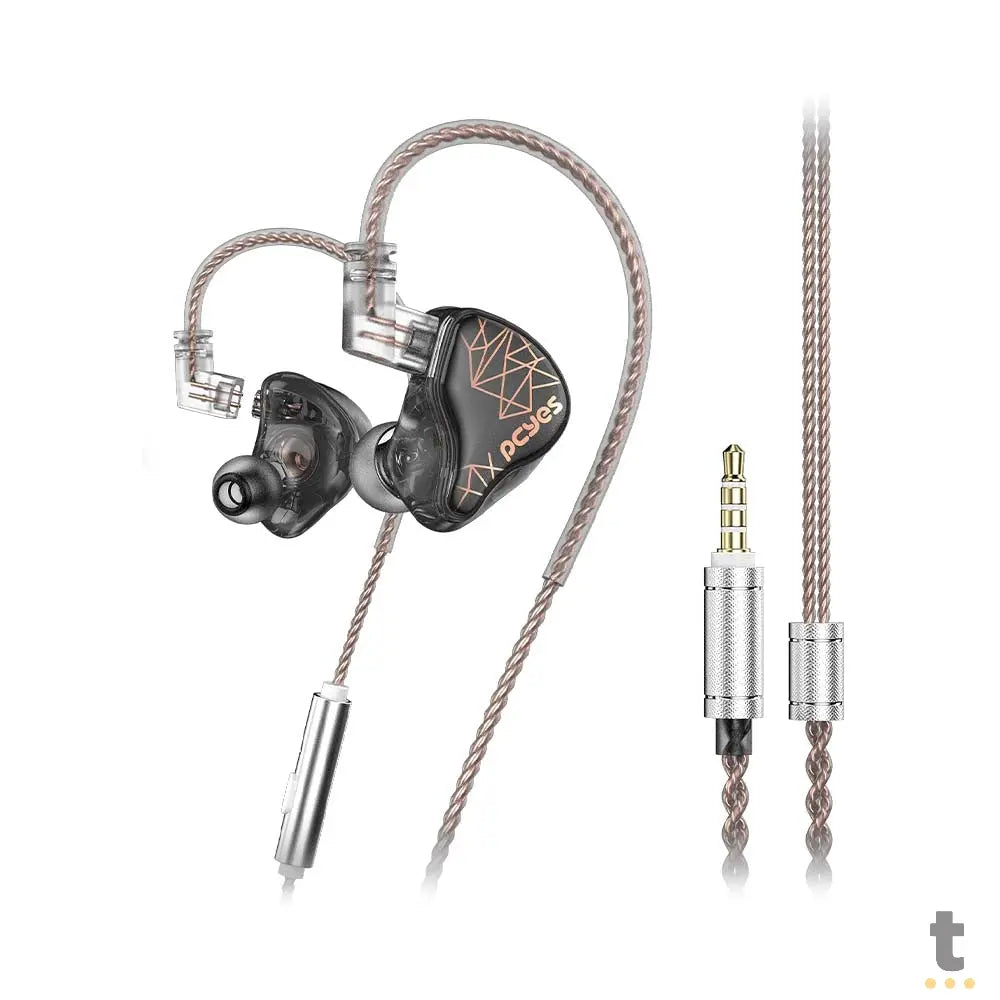 Fone de Ouvido Gamer PCYes Myria Intra-auricular C/ Microfone P3 1.6mt - FPMY1DD Truedata