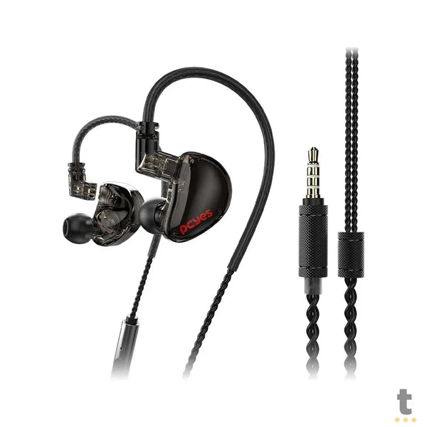 Fone de Ouvido Gamer PCYes Opala Intra-auricular C/ Microfone P3 1.6mt - FPO1DD