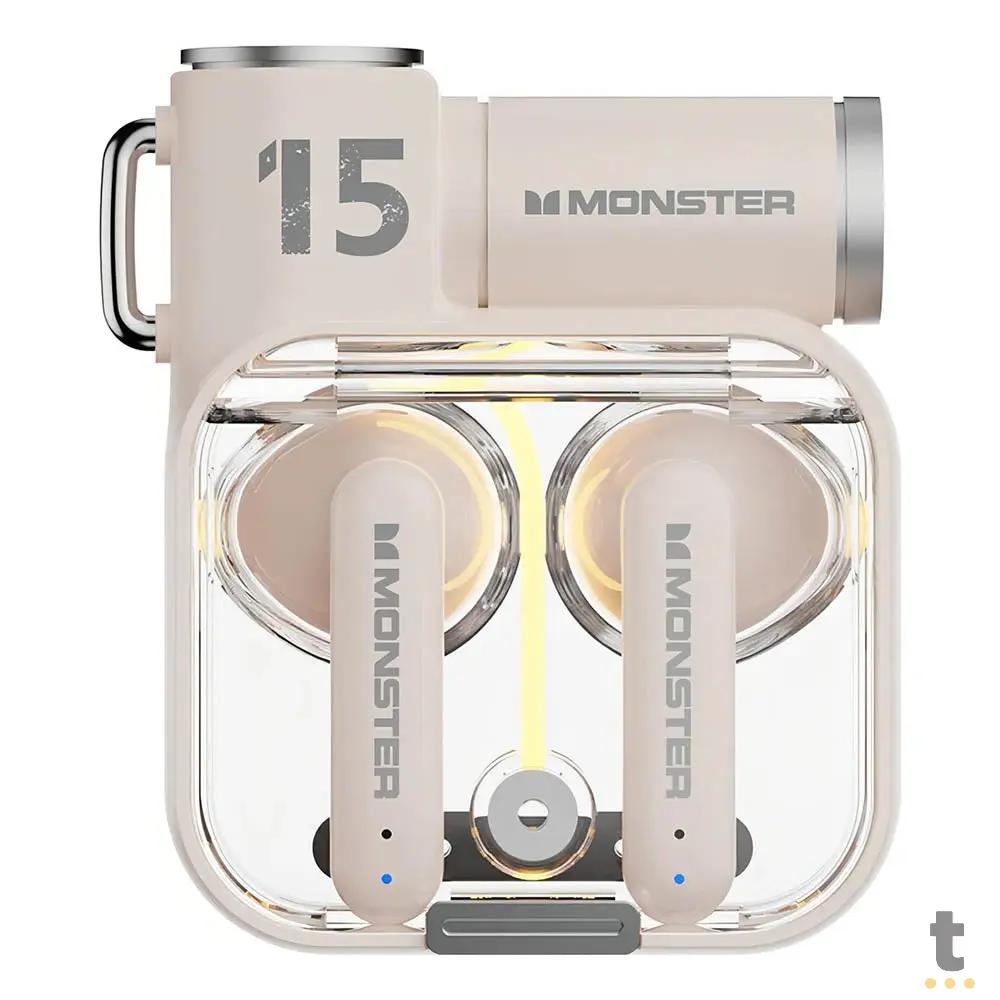 Fone de Ouvido Gamer Sem Fio Monster XKT15 TWS Truedata