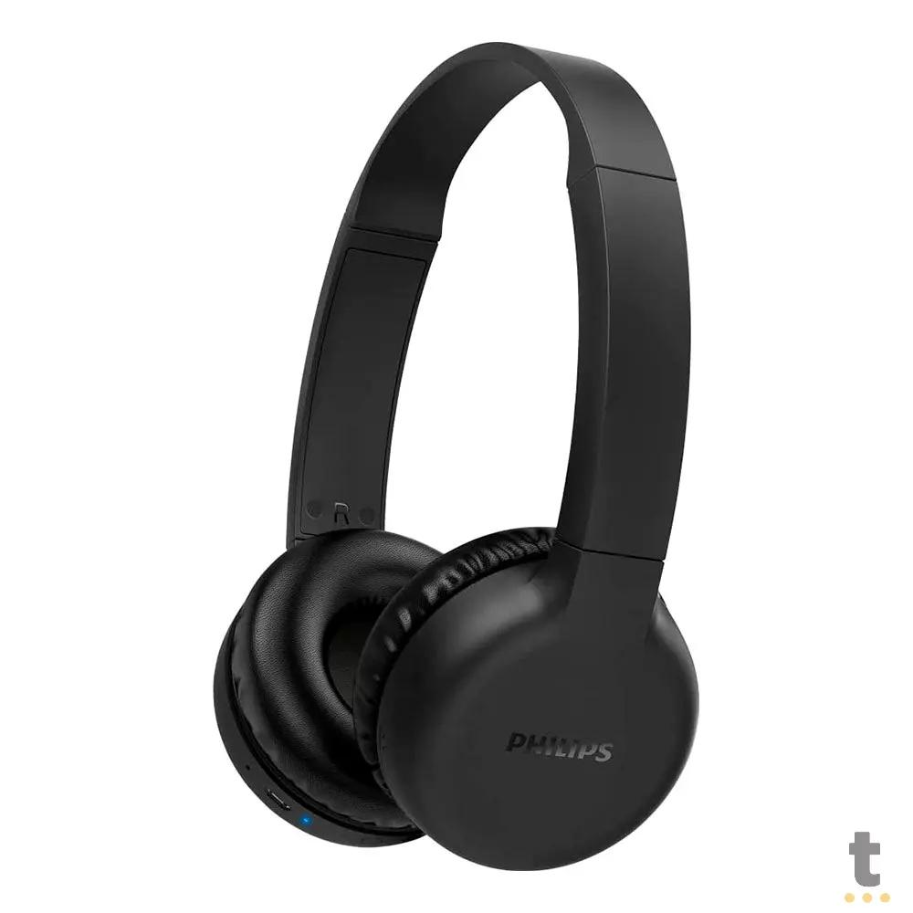 Fone de Ouvido Headphone Bluetooth Philips Preto - TAH1205BK/00 Truedata